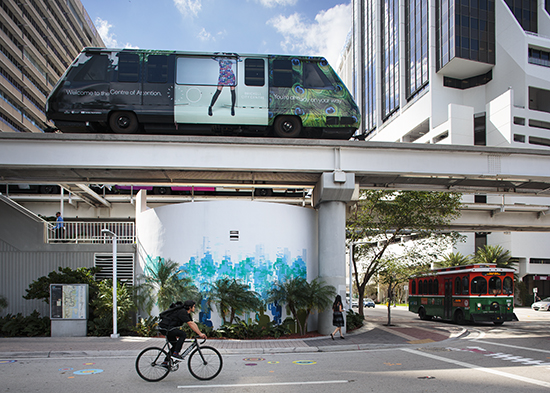 free transportation in Miami by photographer Tom Clark